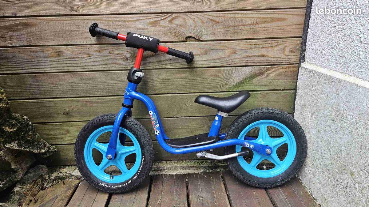 Draisienne PUKY LR 1L 12.5’’ bleue avec béquille et courroie de transport (image 2)