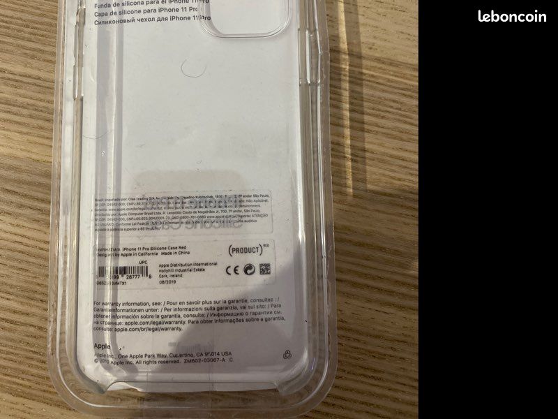 Coque iPhone 11 Pro silicone case original (image 2)