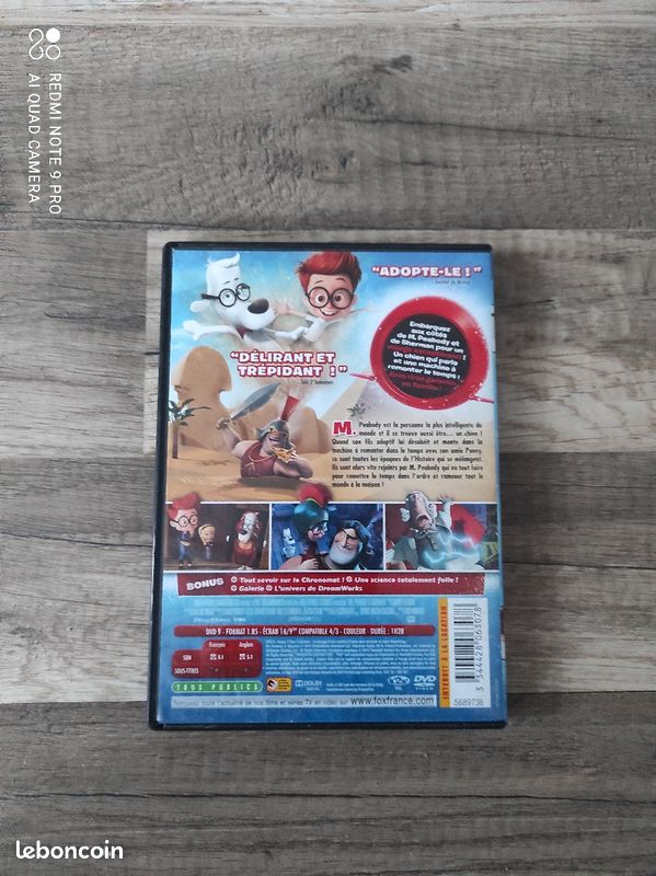 DVD M.Peabody et Sherman les voyages dans le temps (image 3)