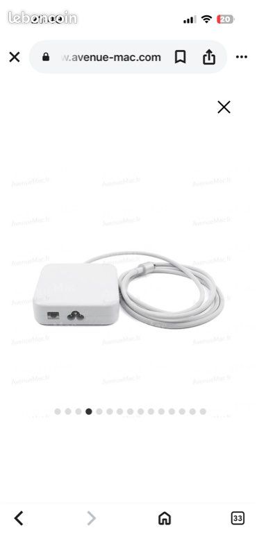 Recherche chargeur iMac a-2439 avec prise ronde aimantée (image 1)