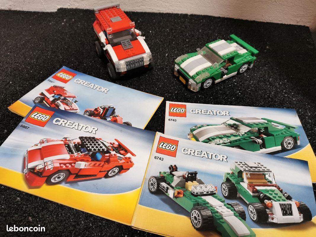 Lego 5867 et 6743 voiture creator (image 1)