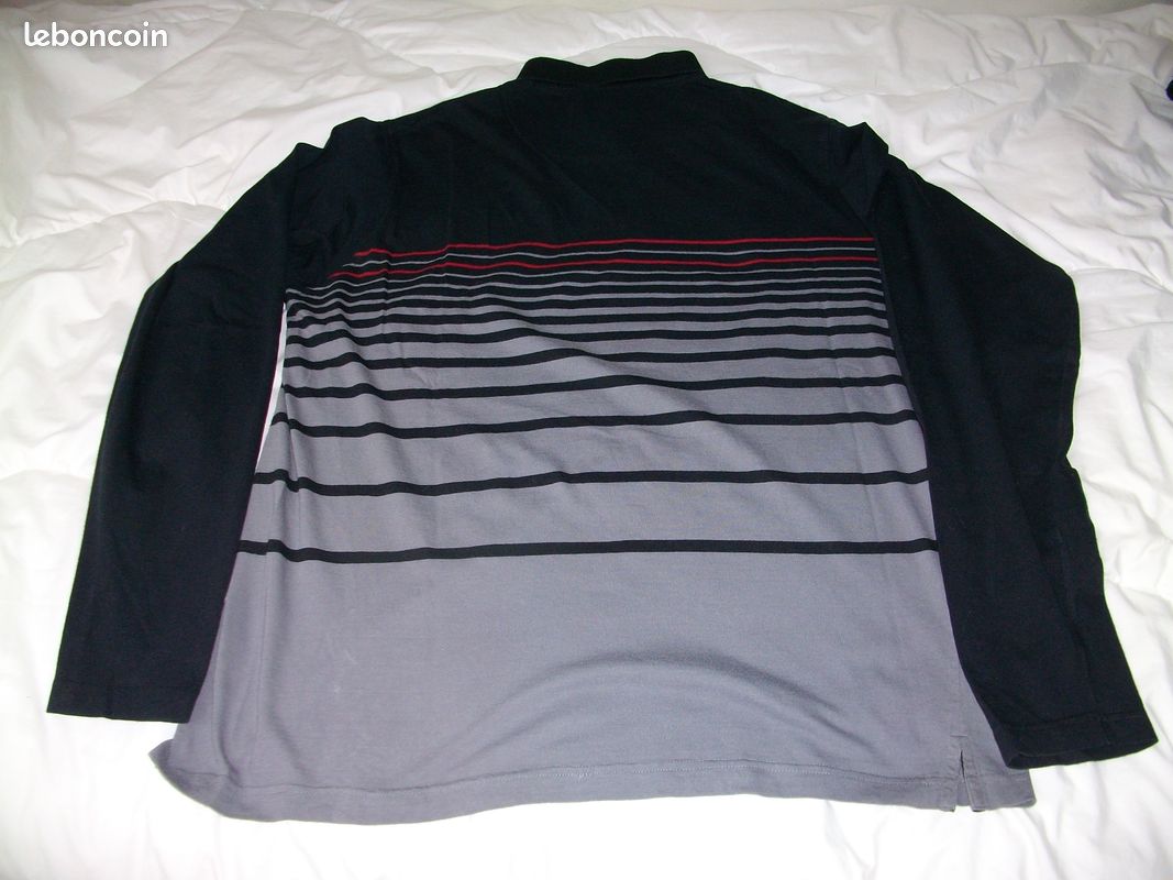 Polo homme manches longues - Taille XL (image 2)