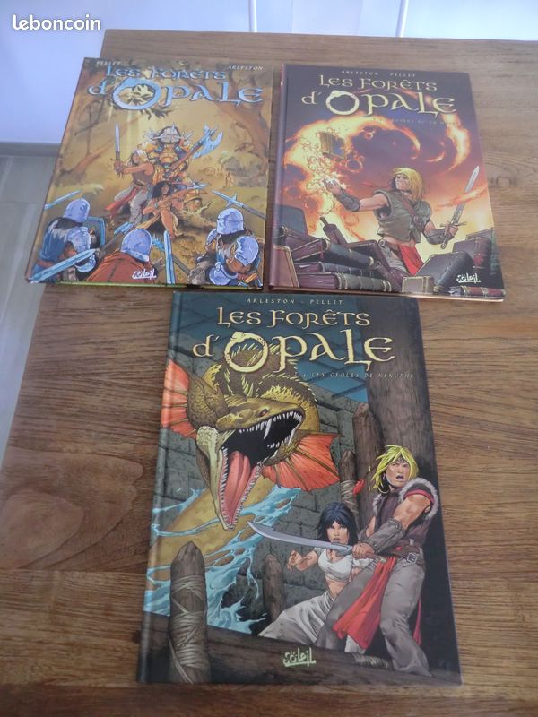 3 albums bd les forêts d'opale Tomes 1,2 et 4 tbe (image 1)