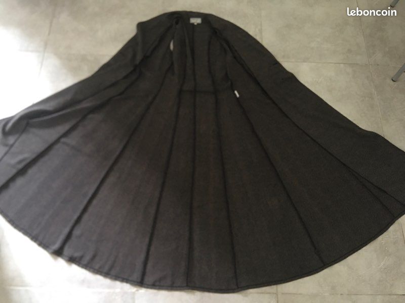 Robe longue noire à pois Nathalie garçon paris taille 2 (image 7)