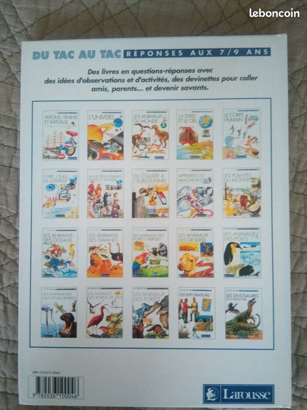 Le corps humain Reponse 7/9 ans larousse etat neuf (image 3)