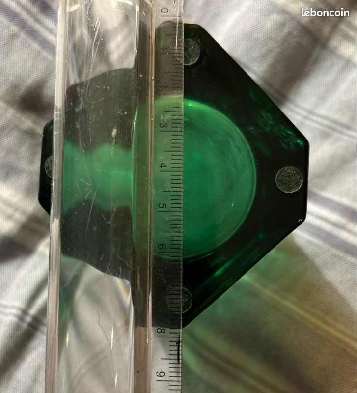 Verre, petit vase, photophore en cristal Tittot (image 4)
