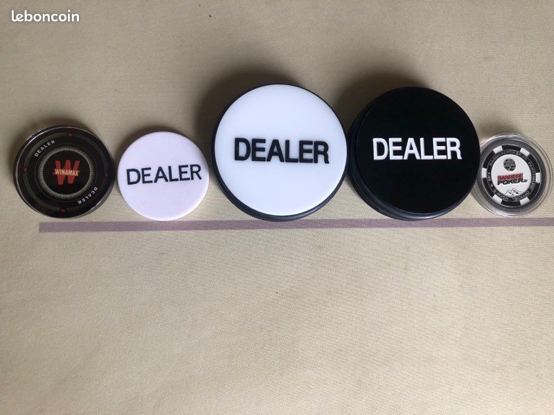 Bouton dealer poker , Winamax , Pokerstars , Barrière WSOP , carte de coupe (image 2)