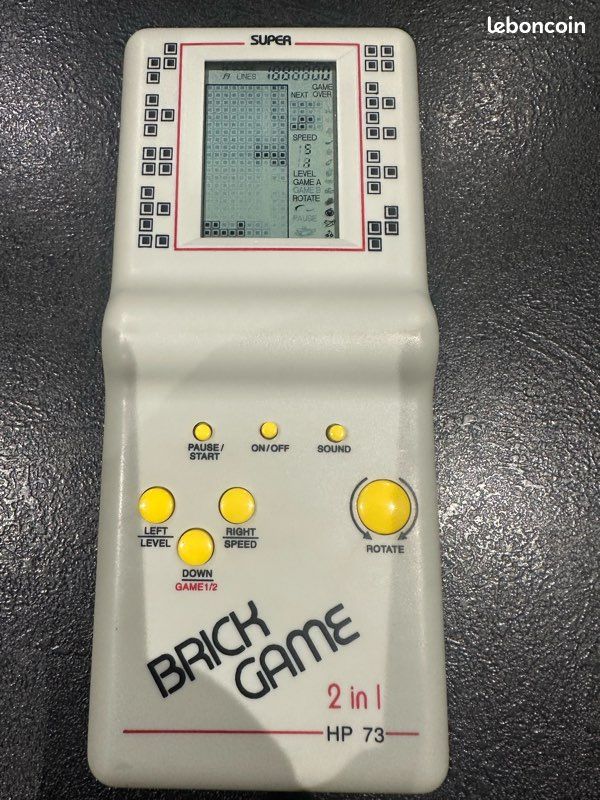 Jeu électronique BRICK GAME ancêtre de TETRIS retrogaming - Jeux vidéo Jeu électronique BRICK GAME ancêtre de TETRIS retrogaming - Jeux vidéo