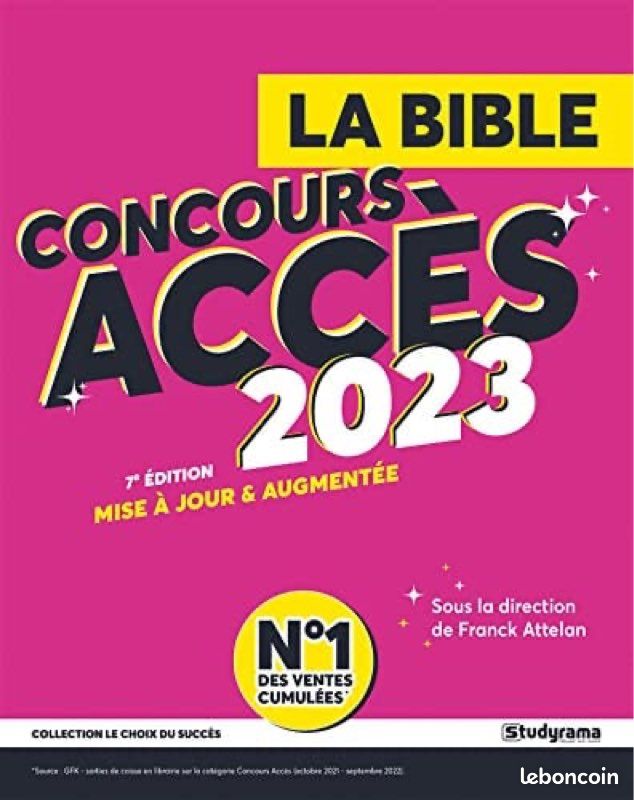 La Bible Concours Accès 2023 (image 1)