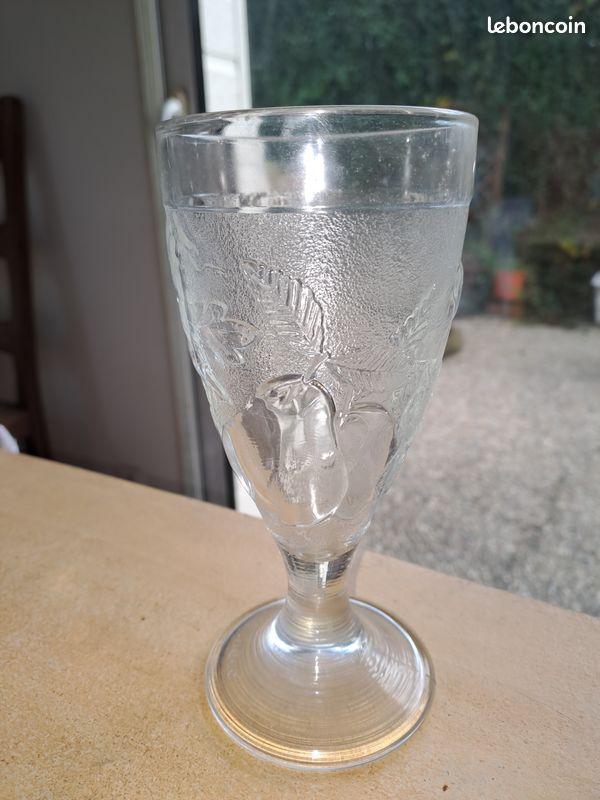 Verres à large pied codec vintage 60s (image 1)