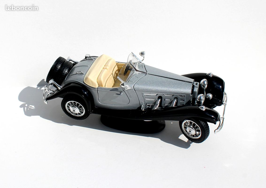 Burago mercedes benz 500k roadster 1936 italy modele reduit sur