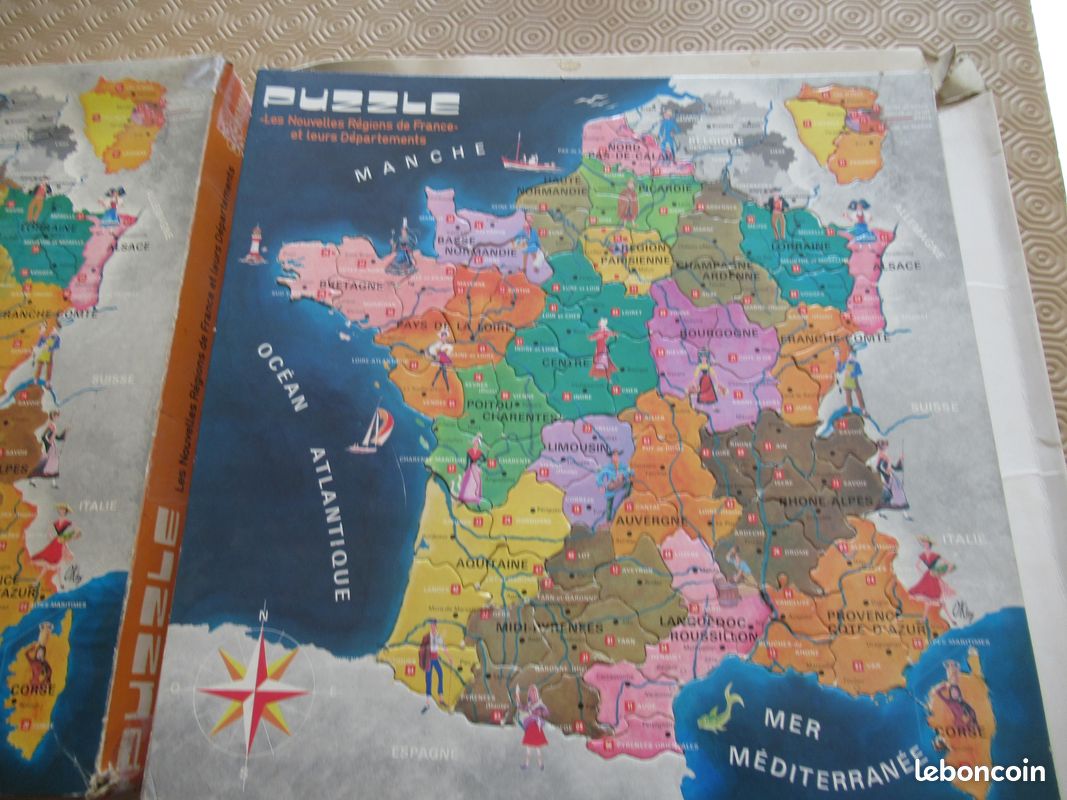 Puzzle les regions de france (image 1)
