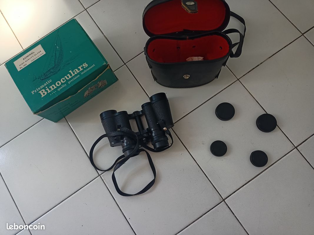 Jumelles ADMIRAL 8×30 vintage – avec étui et boîte d’origine (image 1)