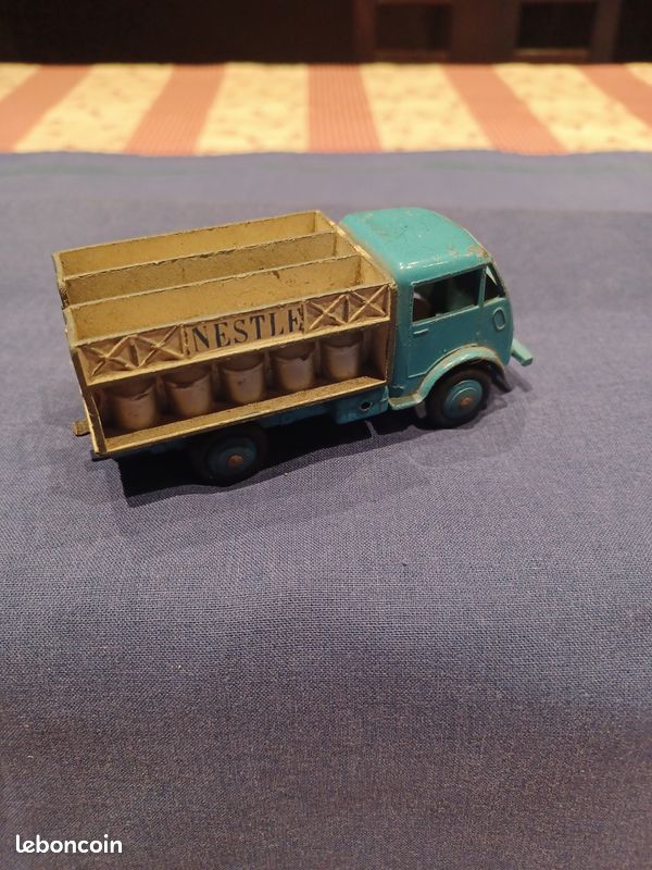 REEDITION DINKY TOYS ATLAS FORD BETAILLERE JAUNE ROUGE REF 25A 1/58 IN BOX