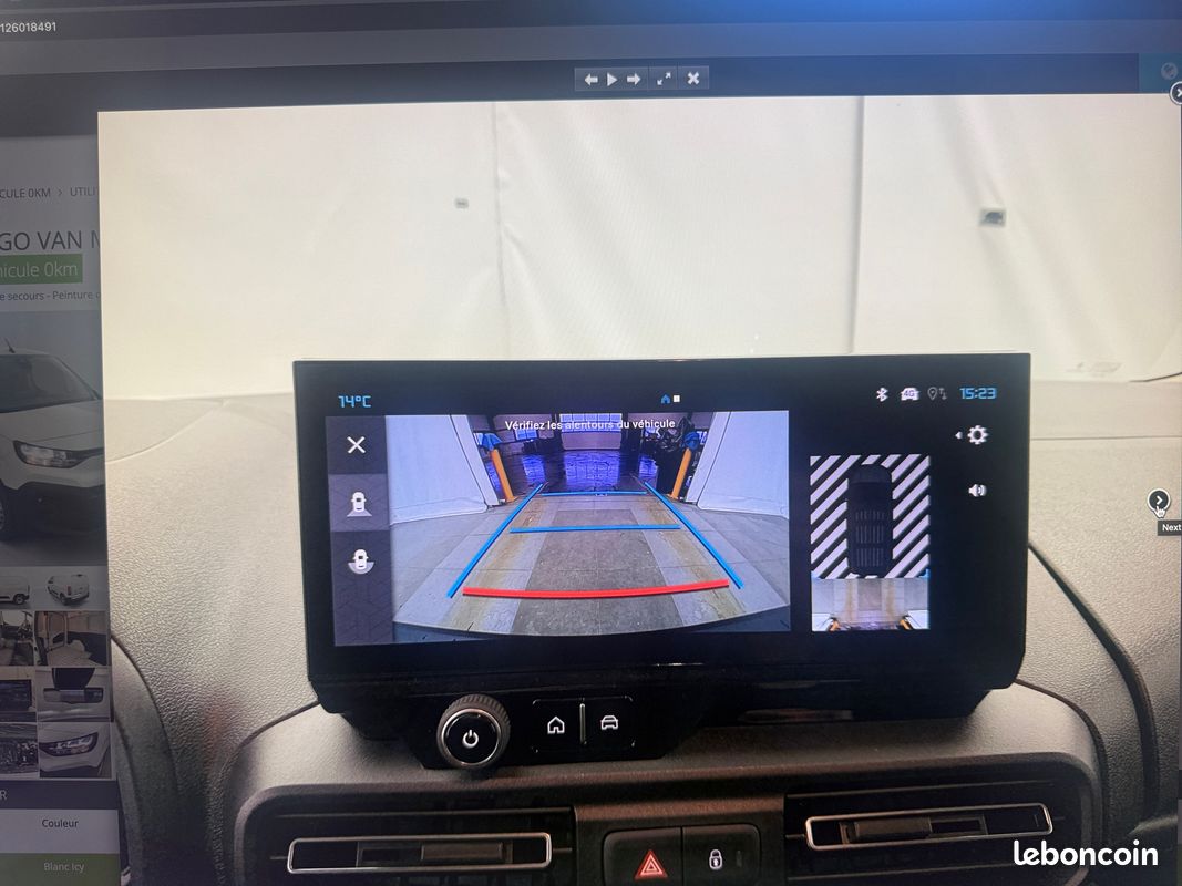 CITROËN BERLINGO van m 100 ch pack premium connect - tva récupérable - véhicule neuf - dès 355 /mois (image 12)
