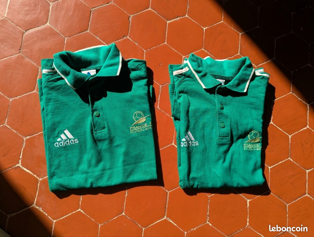 Lot de 2 polos collector Coupe du monde 98 (image 1)
