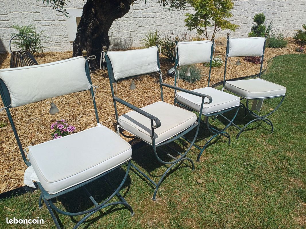 Chaises fer forgé (image 1)