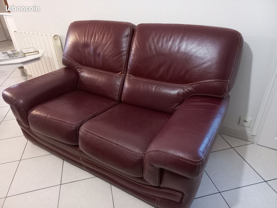 Canapé cuir (image 2)