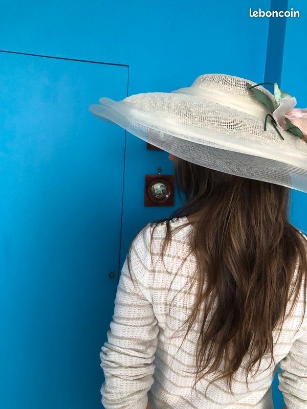 Chapeau beige mariage FRANCK & FILS (image 10)