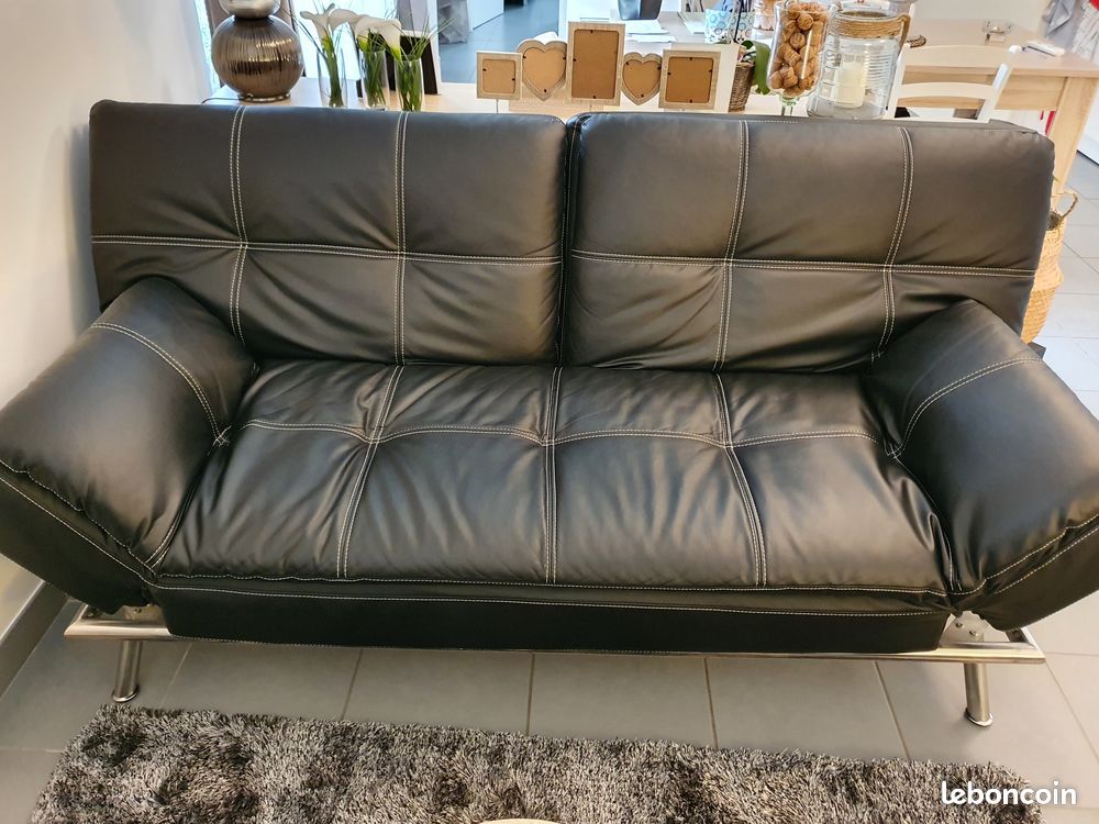 Canapé banquette convertible (image 1)