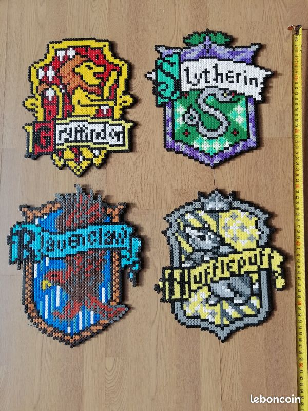 Blazon maisons Harry Potter perles à repasser Hama (image 2)