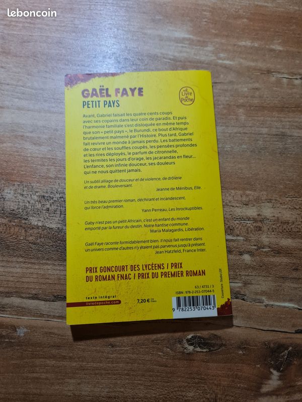 Livre - Petit pays de Gaël Faye (image 2)
