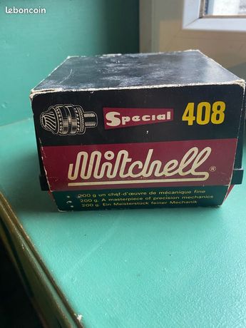 Moulinet Mitchell 408G Plaqué Or - Édition Limitée, Fabriqué En France, Occasion Mais Fonctionnel