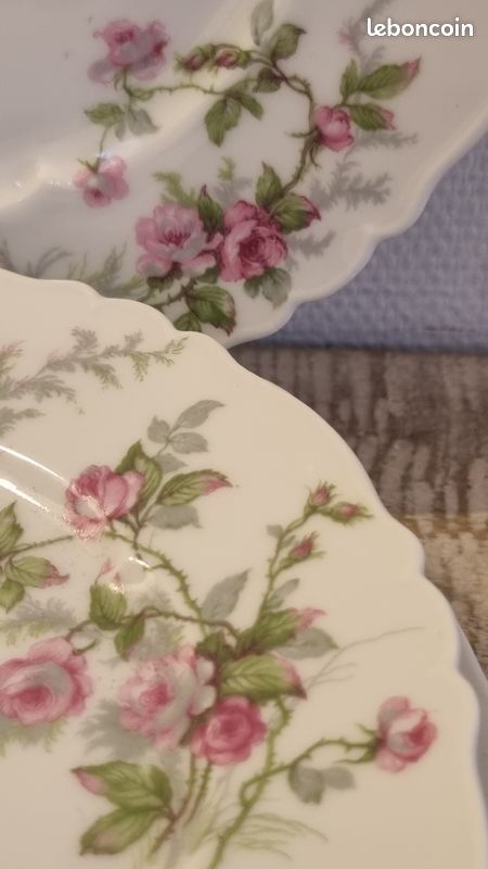 Lot 7 assiettes haviland limoges modèle sylvia (image 5)