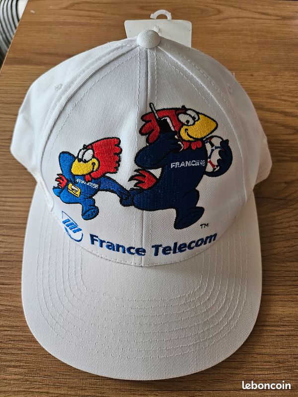casquette Footix coupe du monde France 98 la Poste vintage