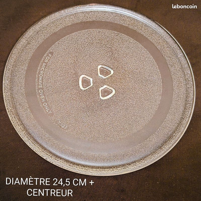 Plateau four à micro-onde 24,5 cm (image 1)