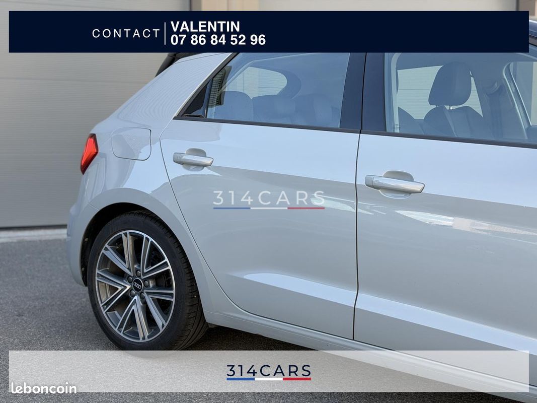 AUDI A1 Sportback 1.0 25 TFSI 95 - BV S-Tronic Advanced - Garantie 6 Mois (image 8)