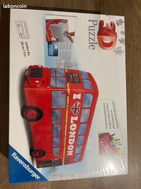 Puzzle 3D Bus London (image 1)