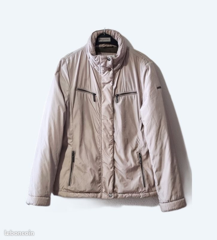 Veste Matelassée Geox Beige pour Femme