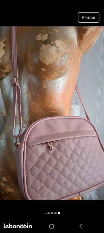 Sac à Main Pochette Femme & Other Stories – Rose, Bandoulière Croix, Neuf Sans étiquette