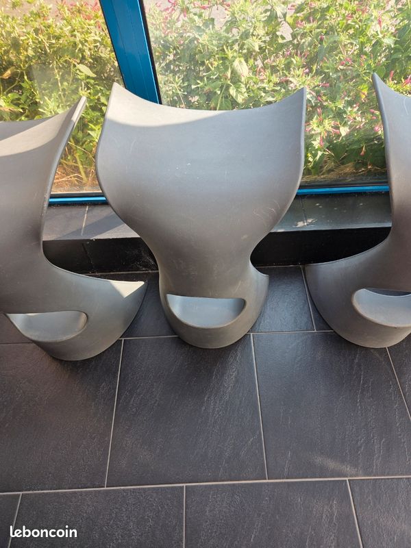 Lot de 4 tabourets de bar Slide Koncord – Design Karim Rashid (image 6)