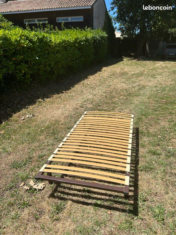 2 sommiers identiques avec matelas 90 x 190 (image 2)