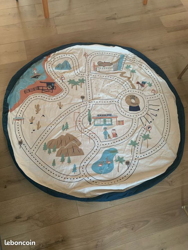 Grand sac à jouets / Tapis de jeu 2 en 1 (image 1)