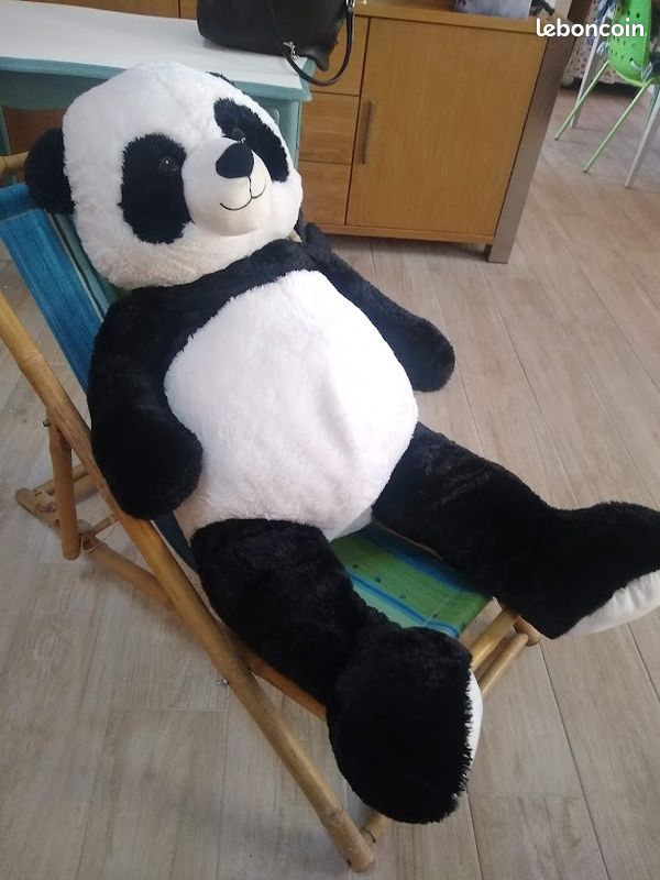 Peluche Géante Peluche Panda Gigante 100 Cm Peluche Panda 59 Cm La