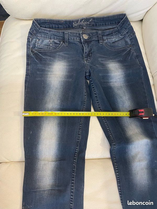 Jeans sublevel bleu taille 38 (image 9)