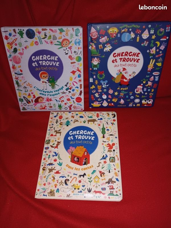 Lot de 3 livres " Cherche et Trouve des tout-petits" de Auzou (image 1)