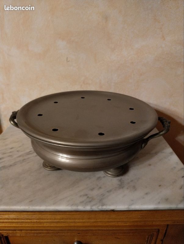 Ancien chauffe-plats Godrin Rodie vintage - Arts de la table