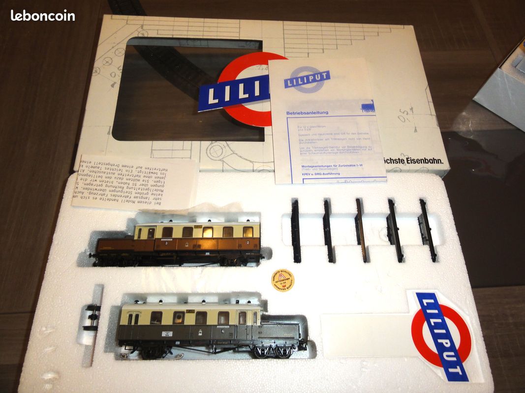 LG1155 LILIPUT 17701 train Ho 1:87 Autorail batterie Wittfield type
