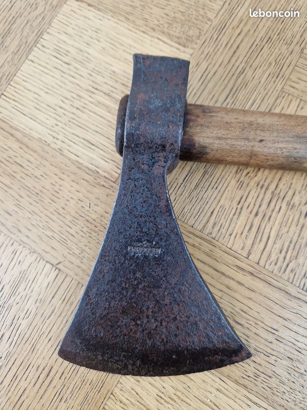 Petite Hache Ancienne – Tête De Hache Forgée Main, Style Viking Barbu Tomahawk, Bulgarie