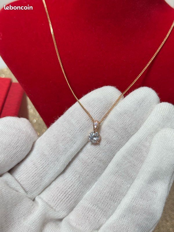 Magnifique collier en diamants Swarovski (neuf) (image 2)