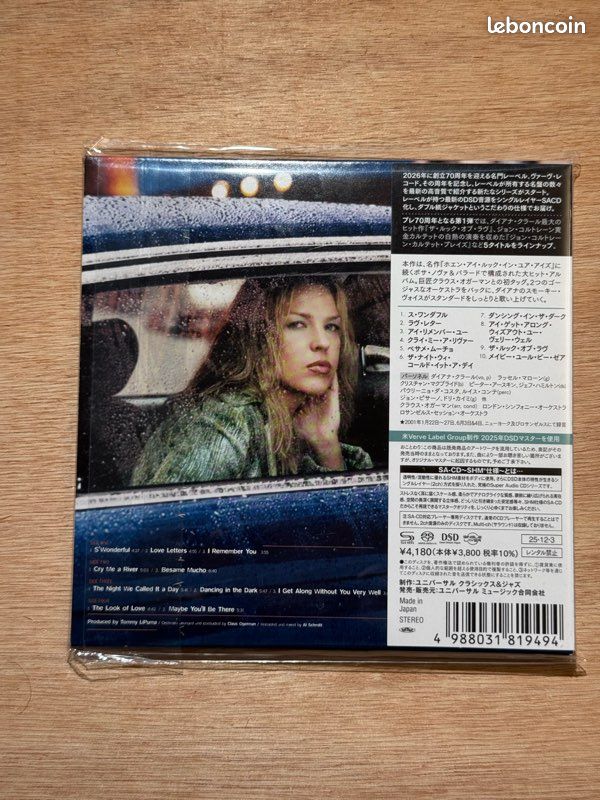 Diana Krall - The Look Of Love, SHM-SACD rare, Neuf, Sous Blister Super Audio CD (image 2)