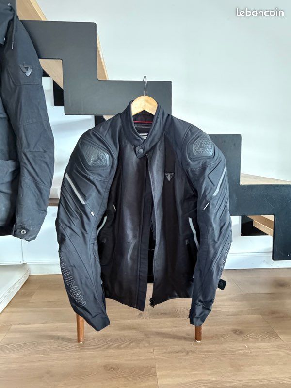 Blouson moto Triumph – Textile ventilé – Taille M Équipement moto