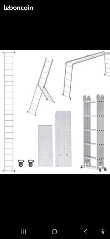 Échelle modulable 4 en 1 (image 2)