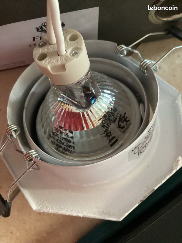 8 Spot led + ampoules d’immuables 5w 4000k +transformateur (image 5)