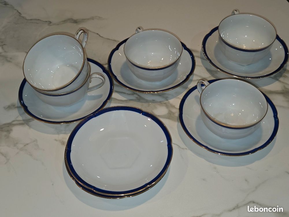 ASSIETTE MURALE EN porcelaine fine de Bohème EPIAG Czechoslovakia