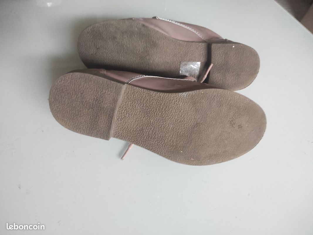Derby T33 rose lisse. Chaussures . Lovely skull (image 5)